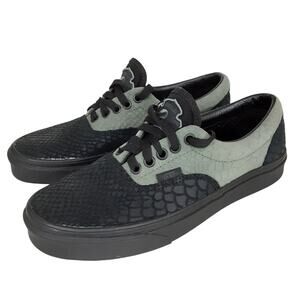Vans Harry Potter Slytherin Snake Lace Up Sneakers Women 8 Mens 6.5 Green Scales